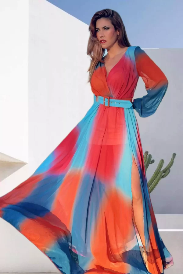 Daramora Rainbow Maxi Dress